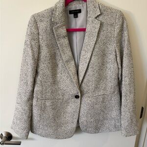 Ann Taylor Textured Gray Blazer
